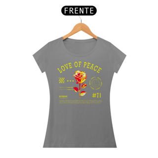 Nome do produto Camiseta Feminina Love Of Peace