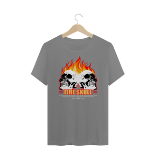 Nome do produto Camiseta Plus Size Fireskull