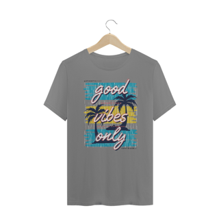 Nome do produto Camiseta Plus Size Good Vibes Only