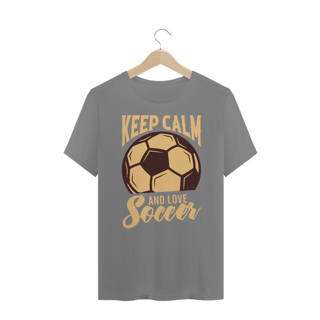 Nome do produto Camiseta Plus Size Keep Calm Futebol