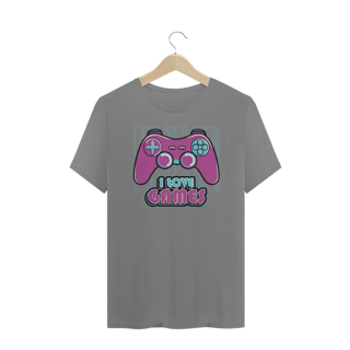 Nome do produto Camiseta Plus Size I Love Games