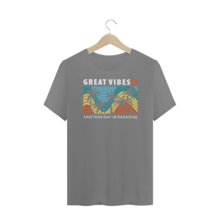 Nome do produto Camiseta Plus Size Great Vibes