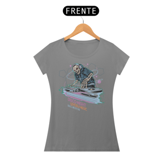 Nome do produto Camiseta Feminina DJ Esqueleto