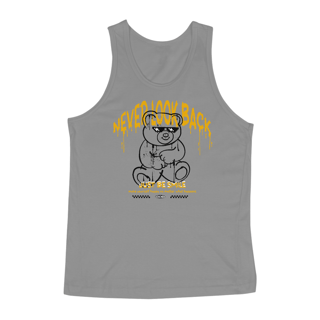 Nome do produto Regata / Urso Never Look Back