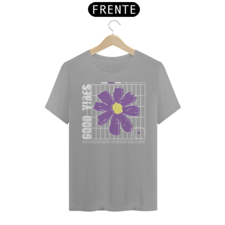 Nome do produto Camiseta Good Vibes Flor