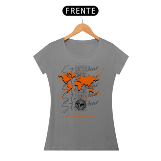 Nome do produto Camiseta Feminina Streetwear Worldwide