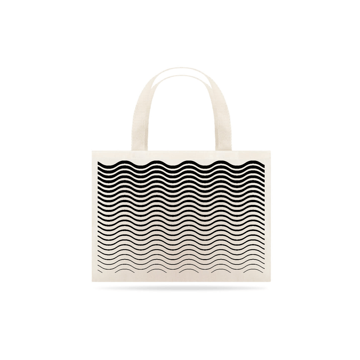Nome do produto: Ecobag / Ondas Pretas