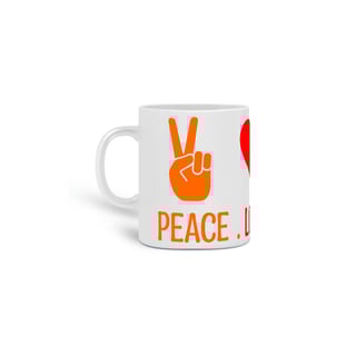 Nome do produto Caneca / Peace Love Dogs