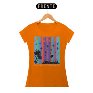 Nome do produto Camiseta Feminina Summer Palms Beach