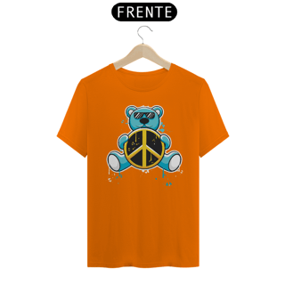 Nome do produto Camiseta Urso Símbolo Paz e mor