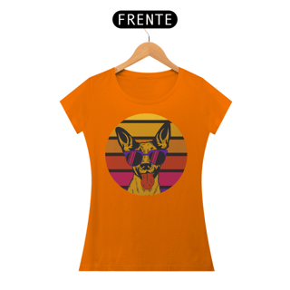 Nome do produto Camiseta Feminina Cão de Óculos