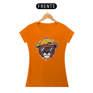 Nome do produto Camiseta Feminina Urso de Boné