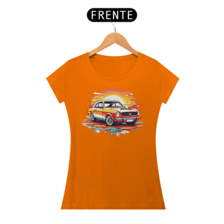 Nome do produto Camiseta Feminina Carro Tinta