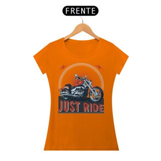 Nome do produto Camiseta Feminina Just Ride
