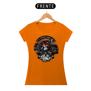 Nome do produto Camiseta Feminina V-Twin Squad