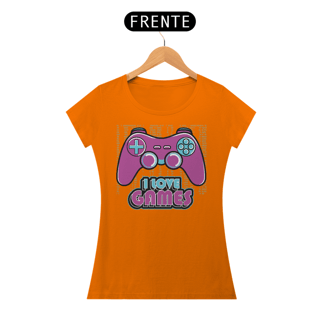 Nome do produto Camiseta I Love Games