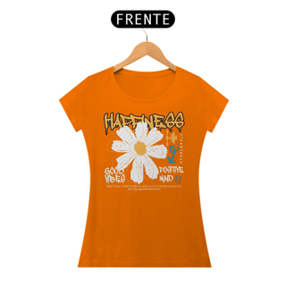 Nome do produto Camiseta Feminina Happiness