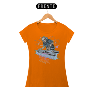 Nome do produto Camiseta Feminina DJ Esqueleto