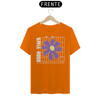 Nome do produto Camiseta Good Vibes Flor