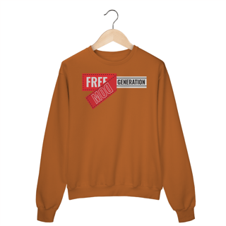Nome do produto Moletom Blusão Freedom Generation