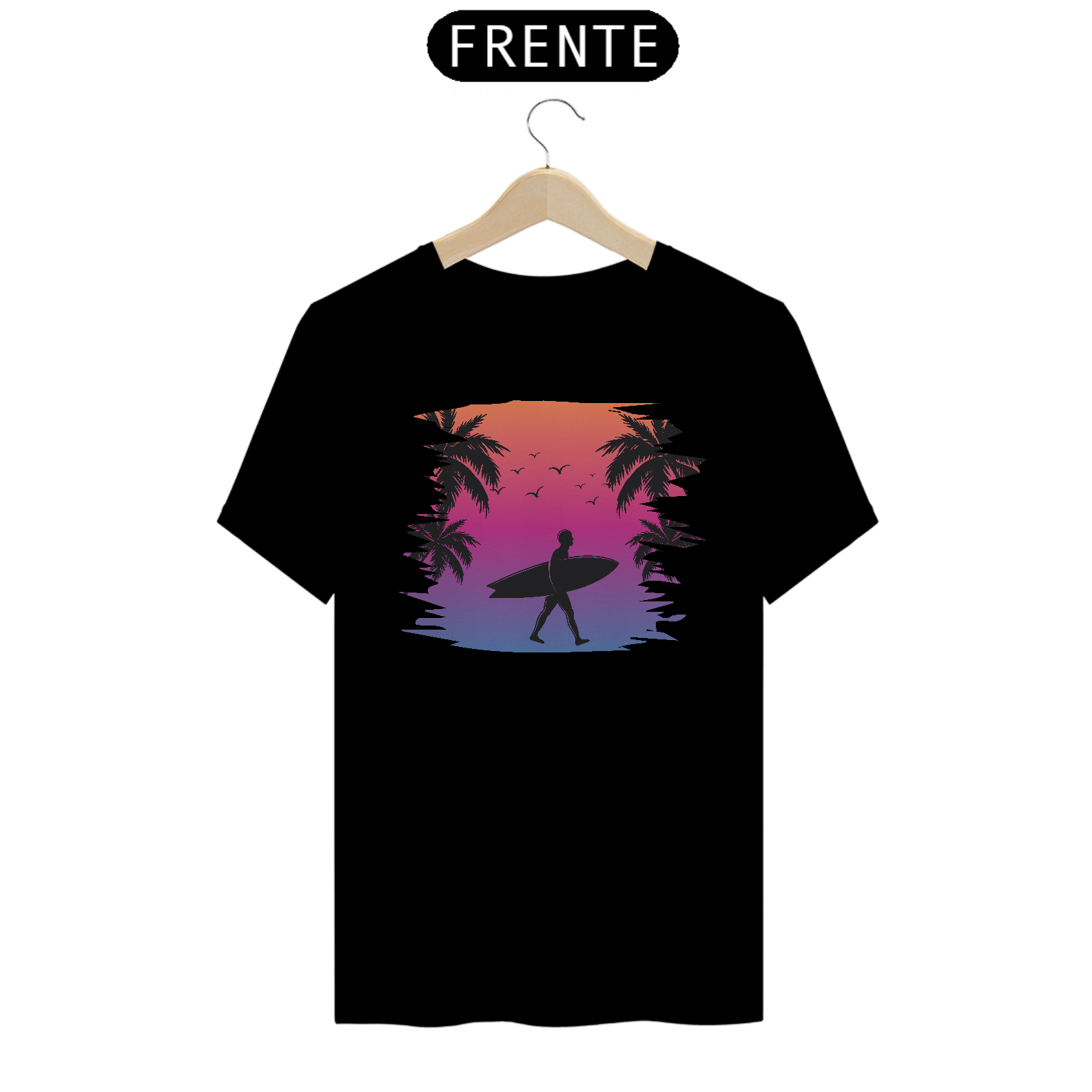 Camiseta Surf Verão Sunset