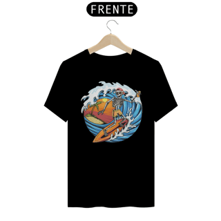 Camiseta Esqueleto Surfando