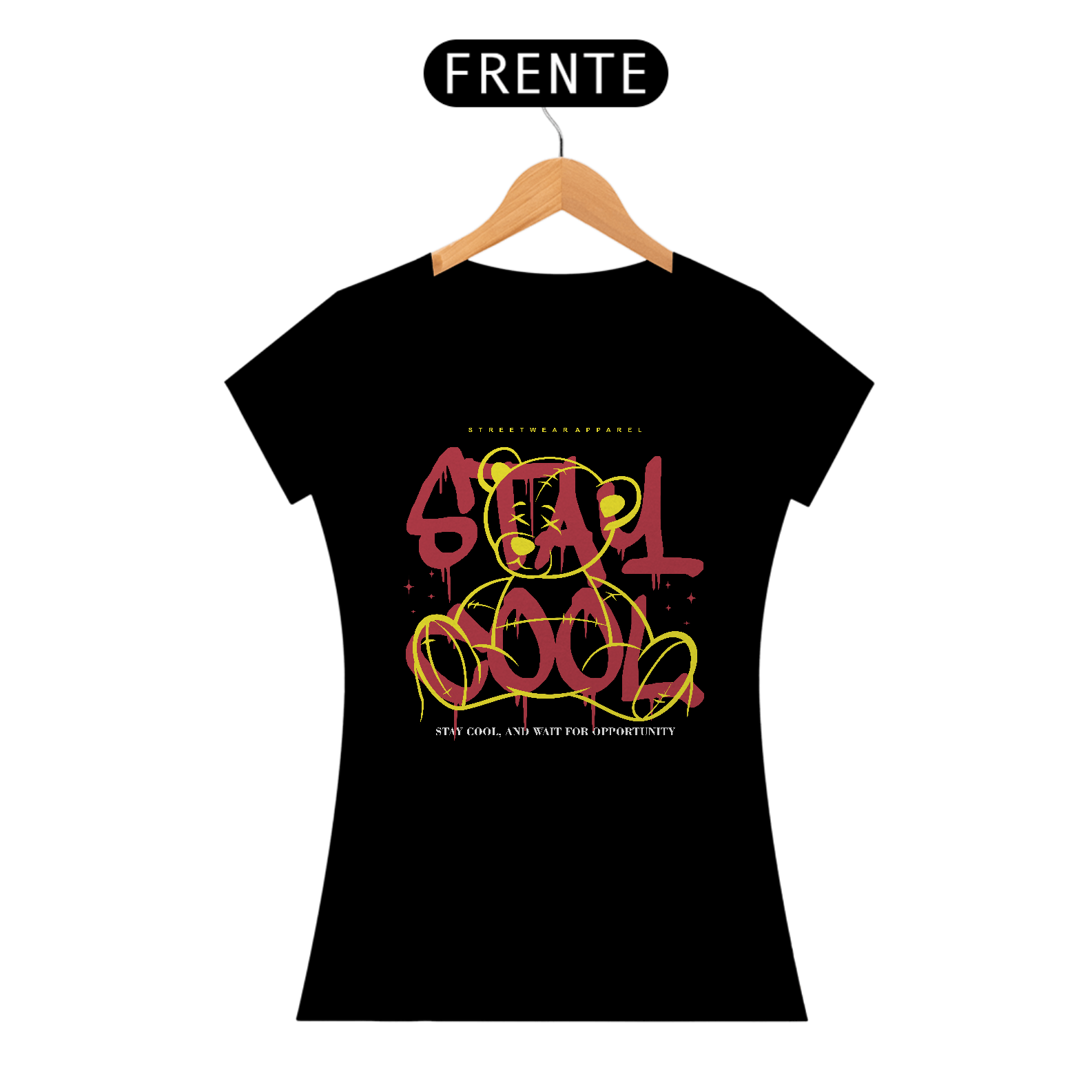 Camiseta Feminina Urso Stay Cool