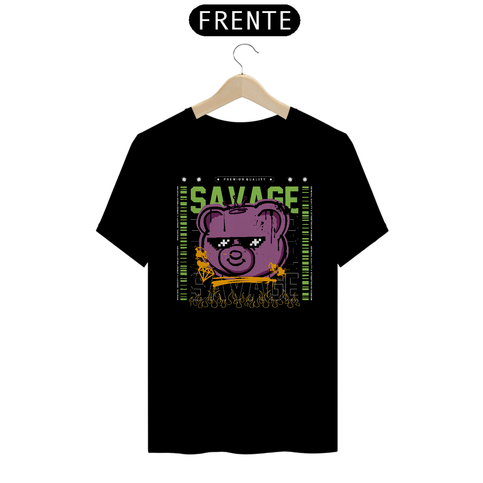 Camiseta Urso Savage