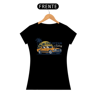 Nome do produto Camiseta Feminina Carro Ocean