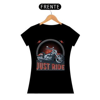 Nome do produto Camiseta Feminina Just Ride