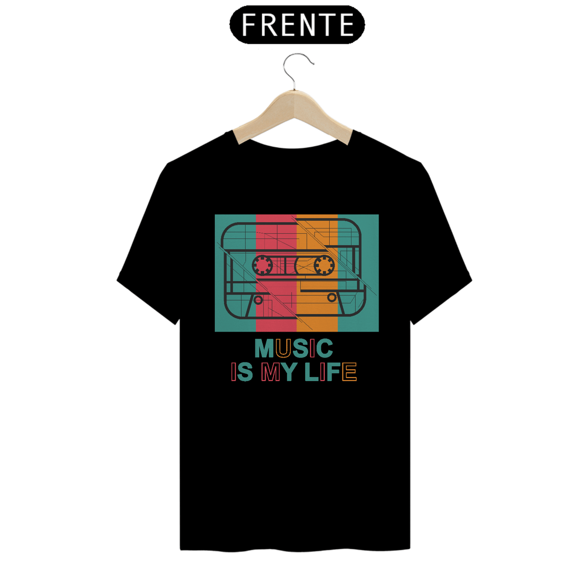 Nome do produto: Camiseta Music K7