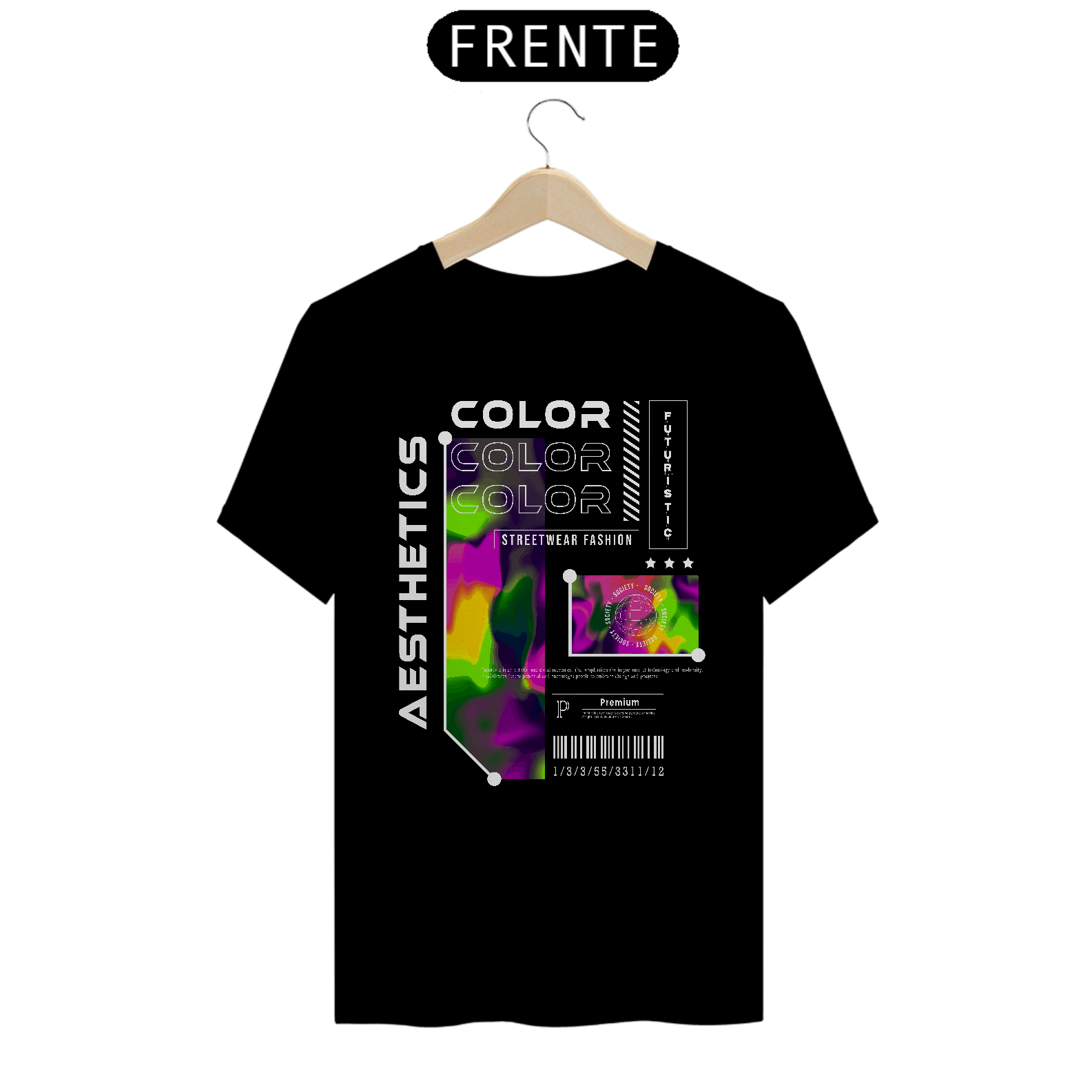 Camiseta Aesthetics Color