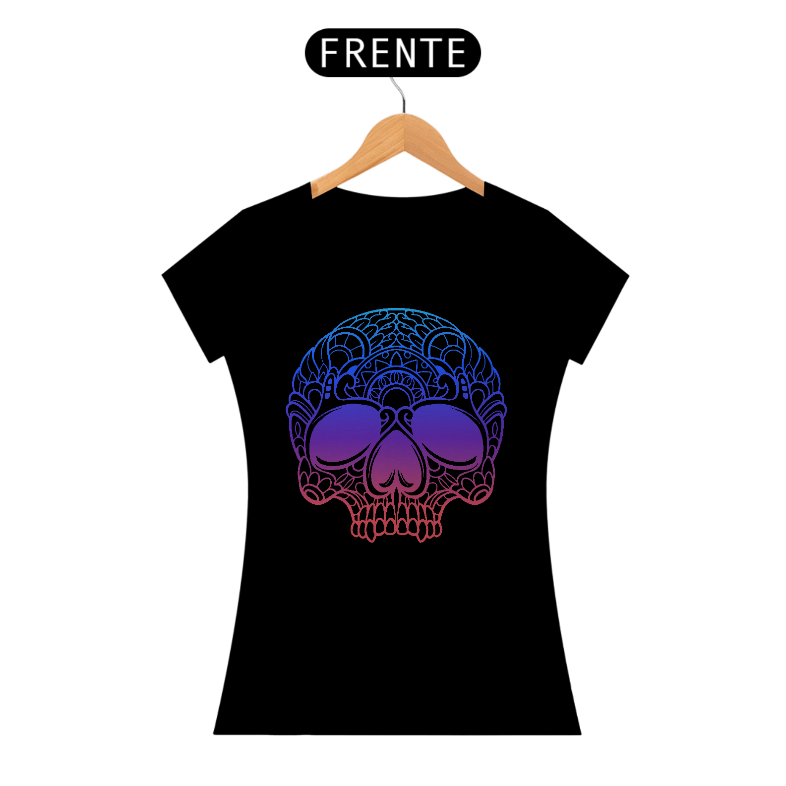 Camiseta Feminina Caveira