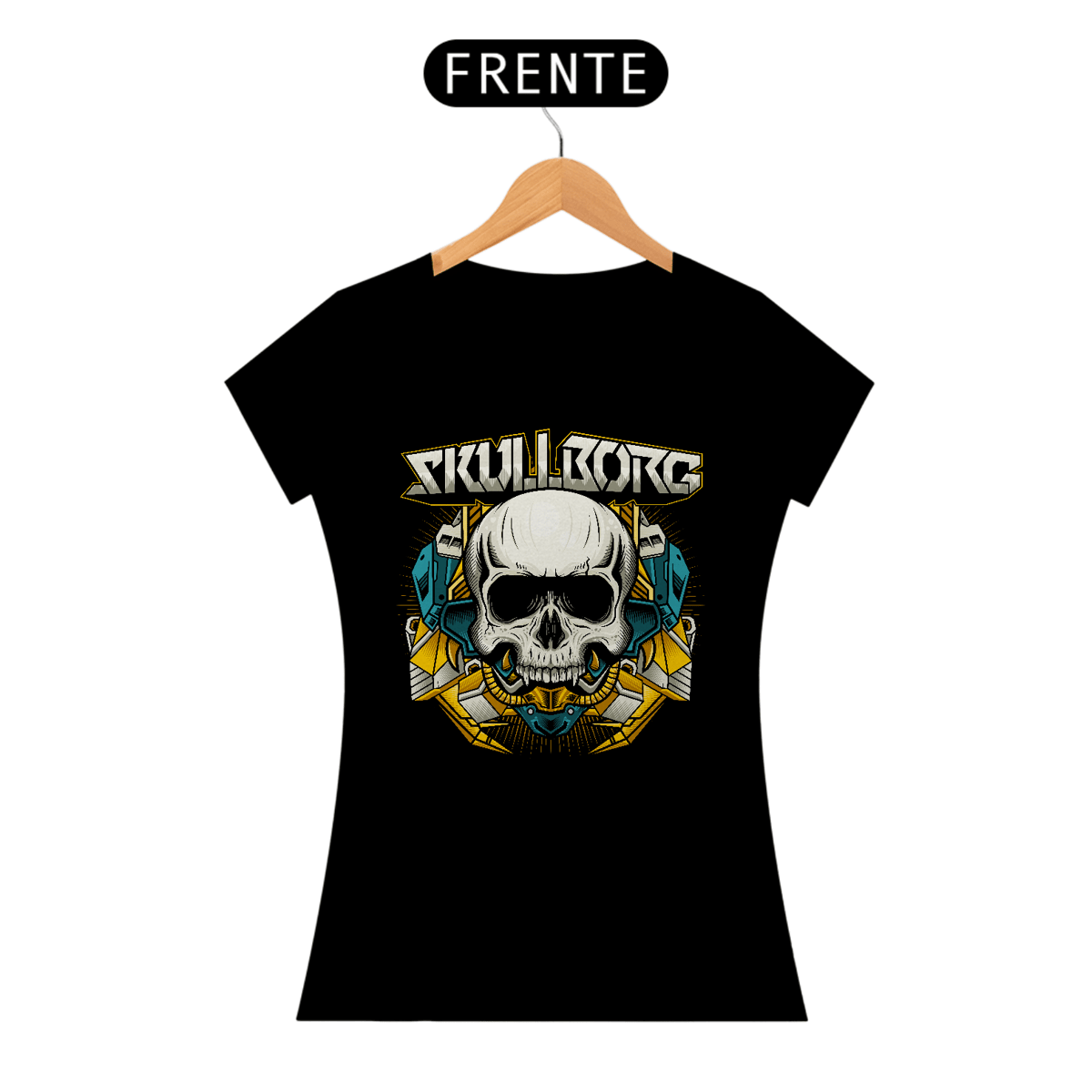 Nome do produto: Camiseta Feminina Skullborg