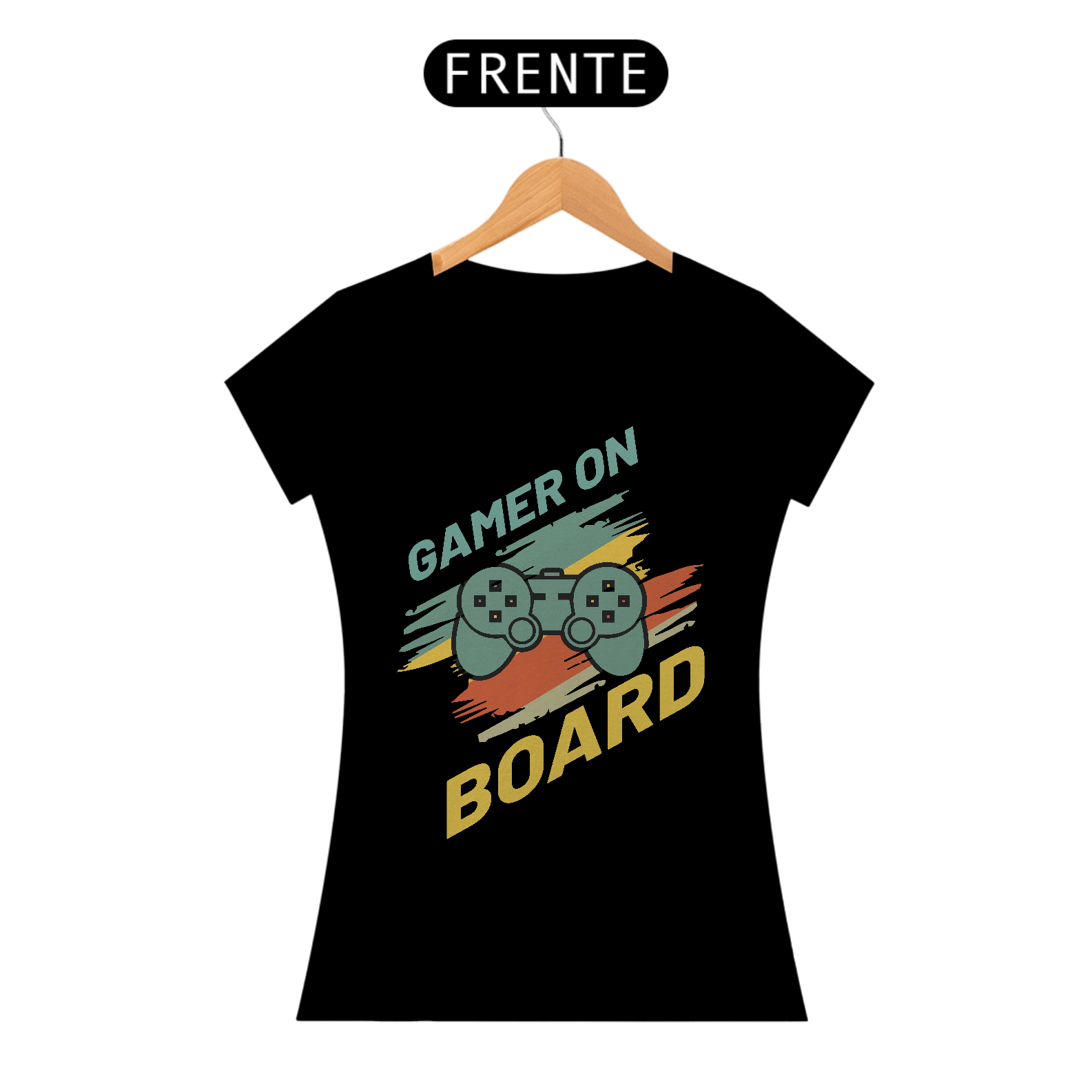 Camiseta Feminina Gamer On Board