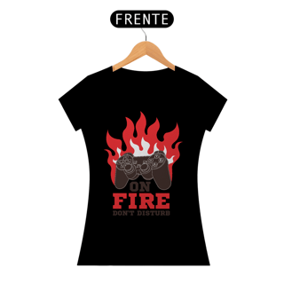 Nome do produto Camiseta Feminina Gamer On Fire