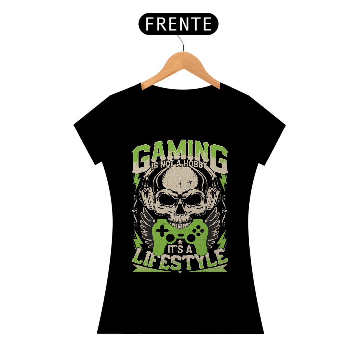 Nome do produto: Camiseta Feminina Gaming Lifestyle