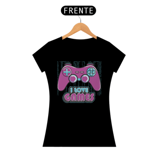 Nome do produto Camiseta I Love Games
