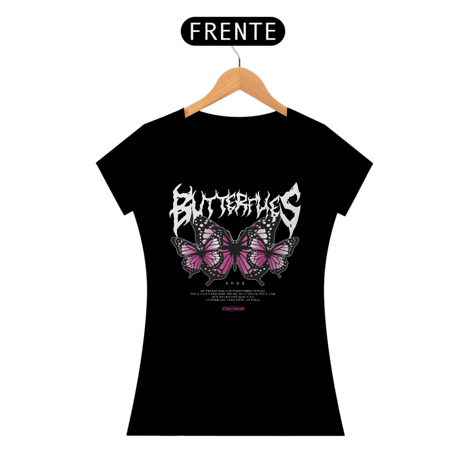 Camiseta Feminina Borboletas