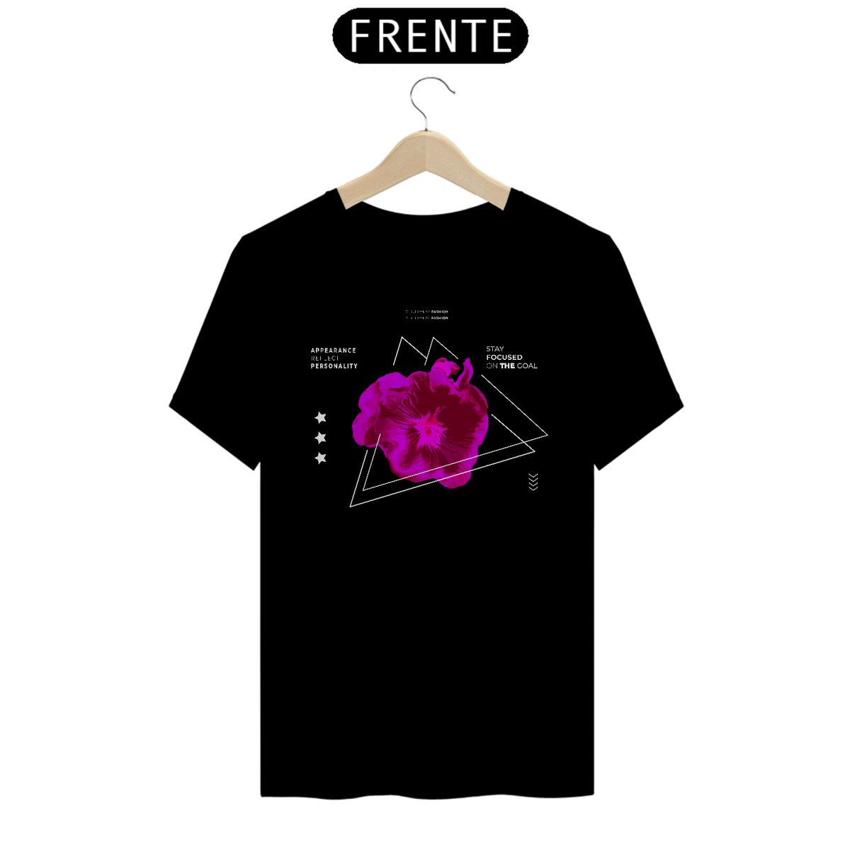 Nome do produto: Camiseta Flor Rosa