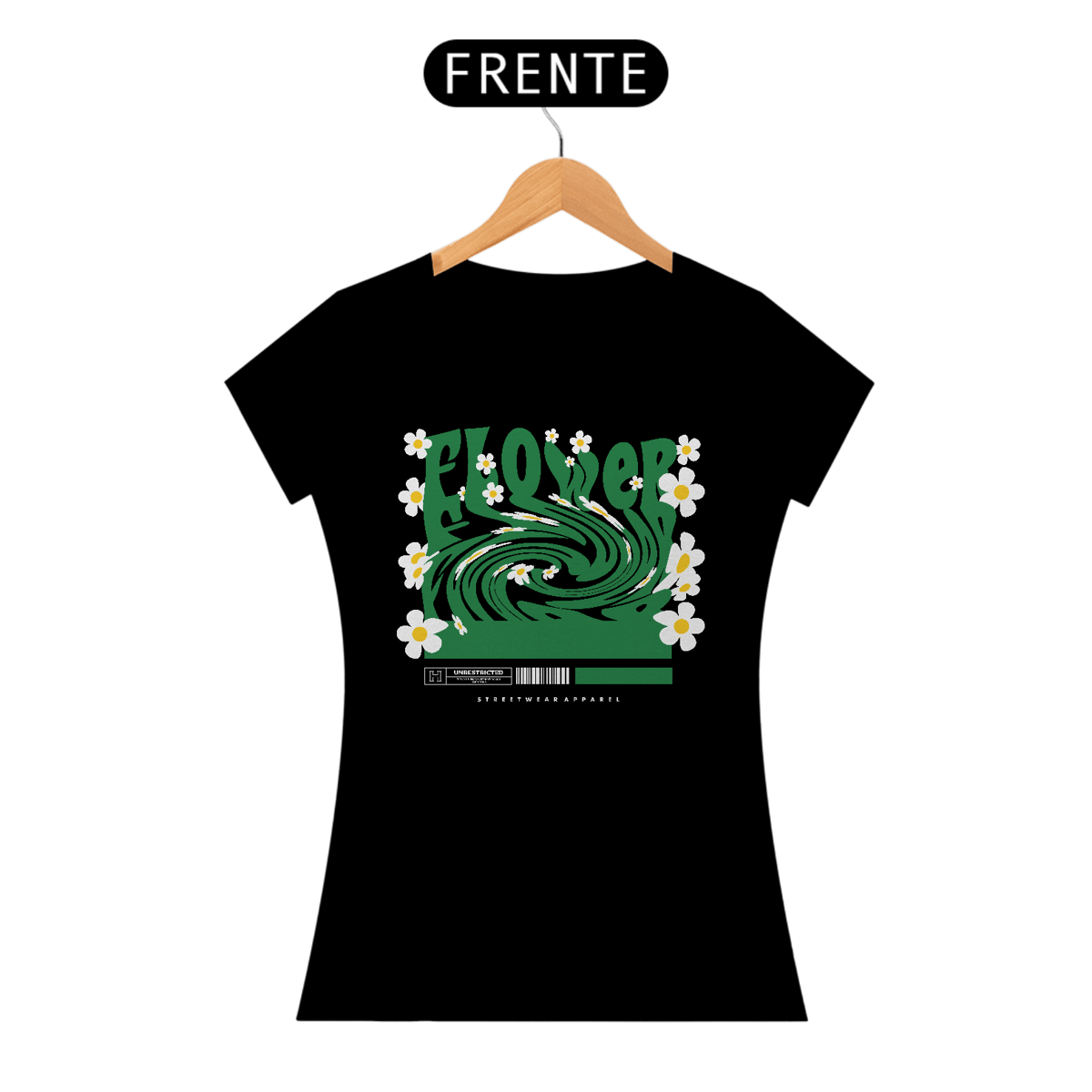 Nome do produto: Camiseta Feminina Flower