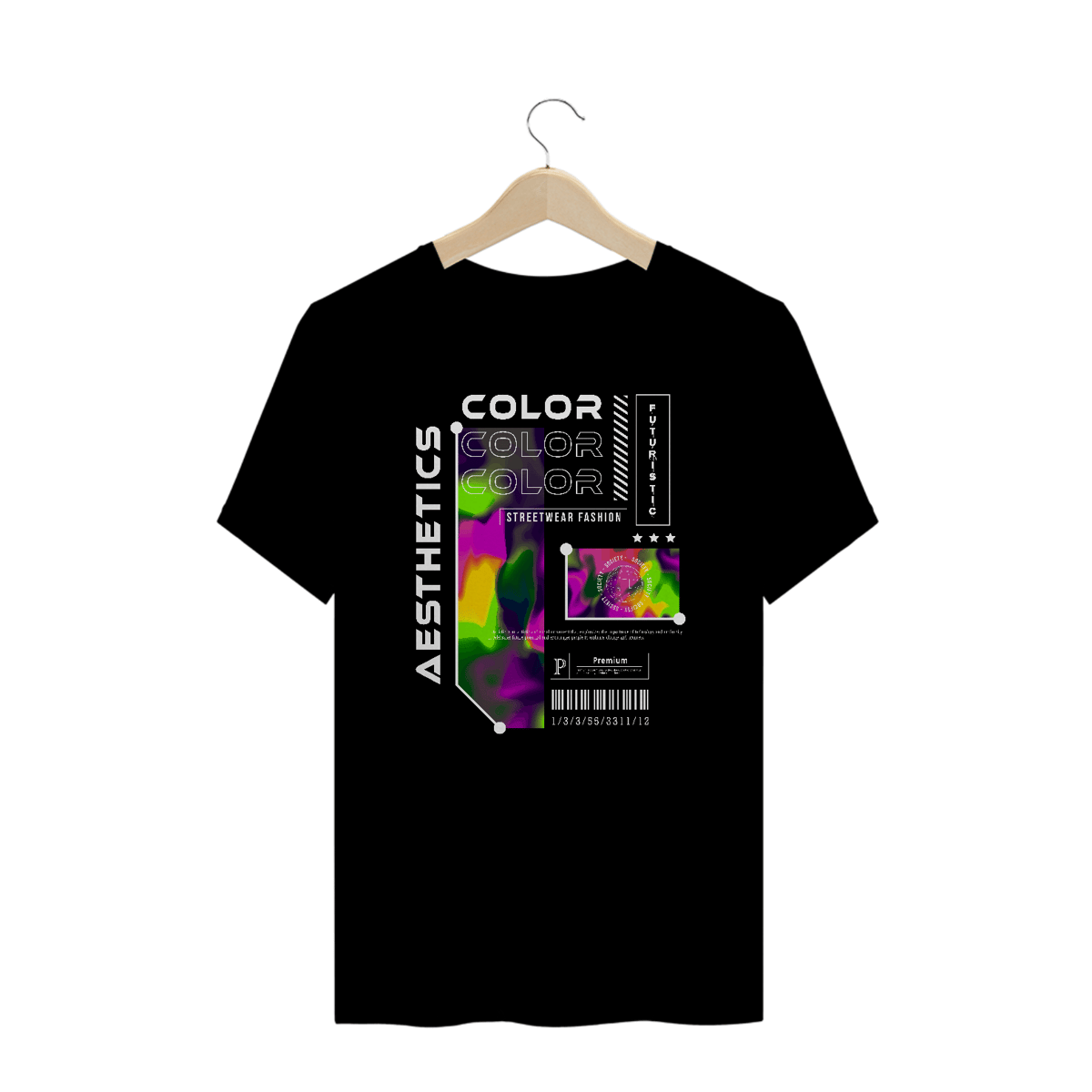 Nome do produto: Camiseta Plus Size Aesthetics Color