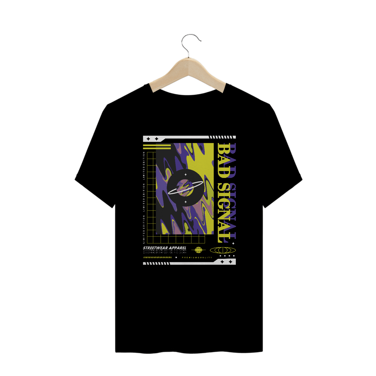 Nome do produto: Camiseta Plus Size Bad Signal