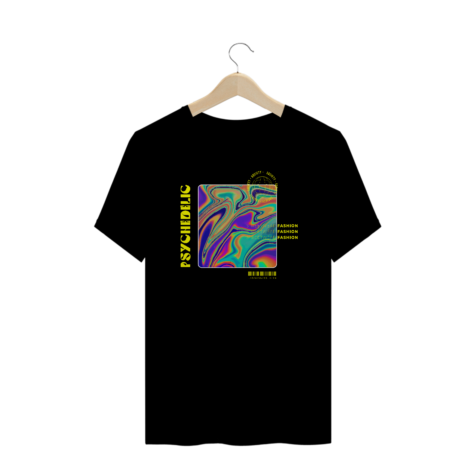 Camiseta Plus Size Psychedelic