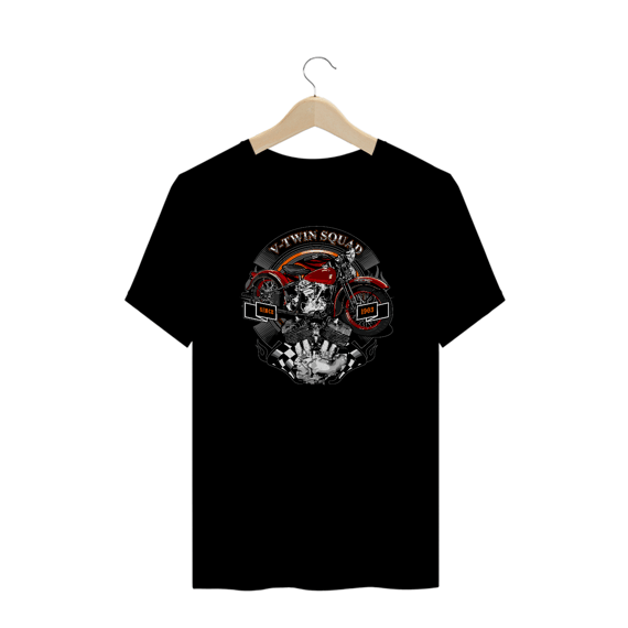 Camiseta Plus Size V-Twin Squad