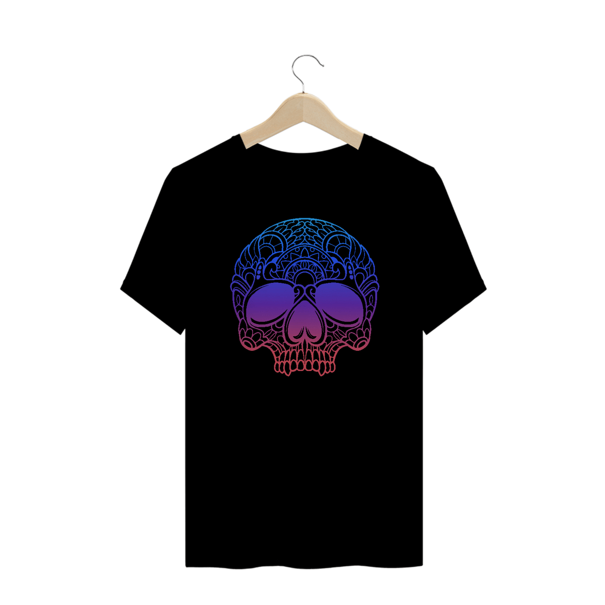 Nome do produto: Camiseta Plus Size Caveira