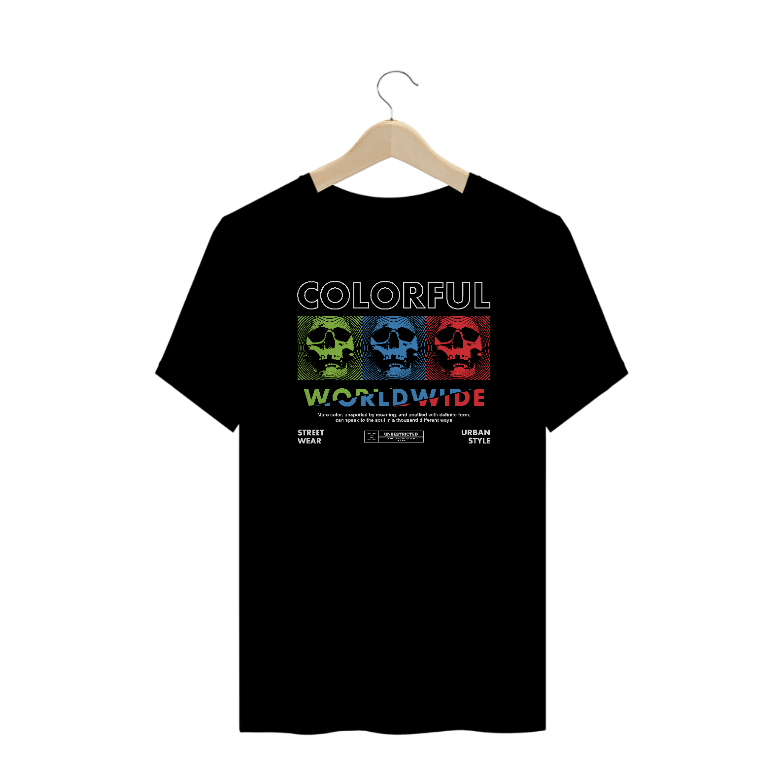 Camiseta Plus Size Colorful WorldWide