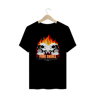 Nome do produto Camiseta Plus Size Fireskull