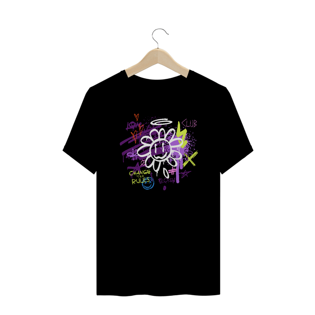 Nome do produto: Camiseta Plus Size Change The Rules