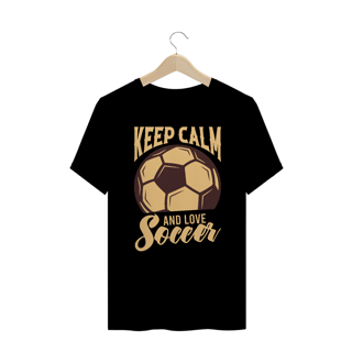 Nome do produto Camiseta Plus Size Keep Calm Futebol